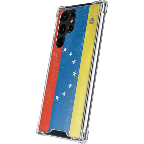 Venezuela Flag Distressed Galaxy S23 Ultra Clear Case